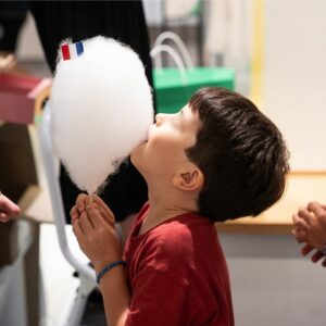 food barbe à papa garcon