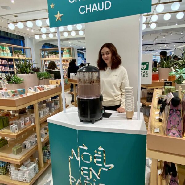 chocolat chaud PRINTEMPS HAUSSMANN